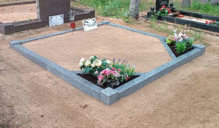 Гранитные ограды 10х12см