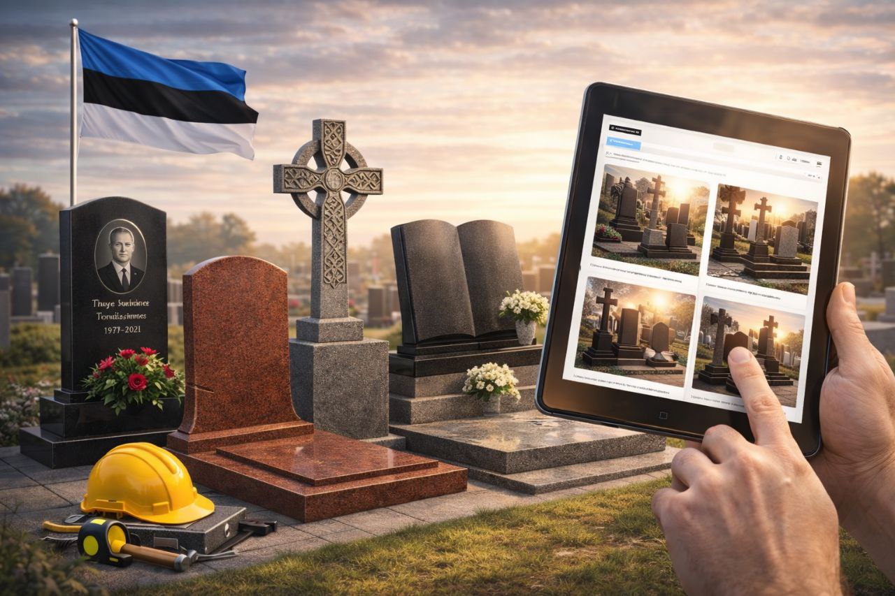 Заказать памятник в Эстонии: просто, удобно и под ключ