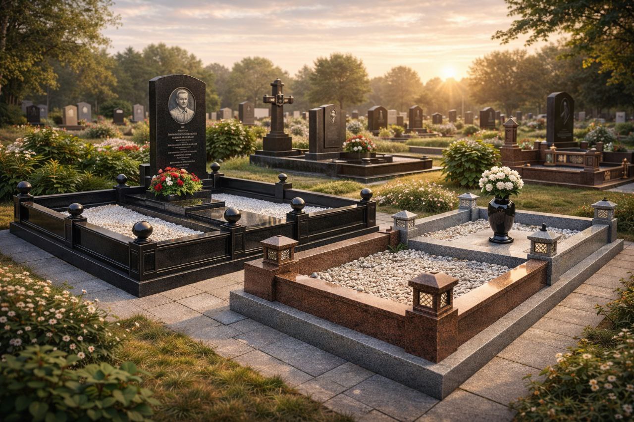 Kuidas valida graniitpiire hauaplatsile Eestis