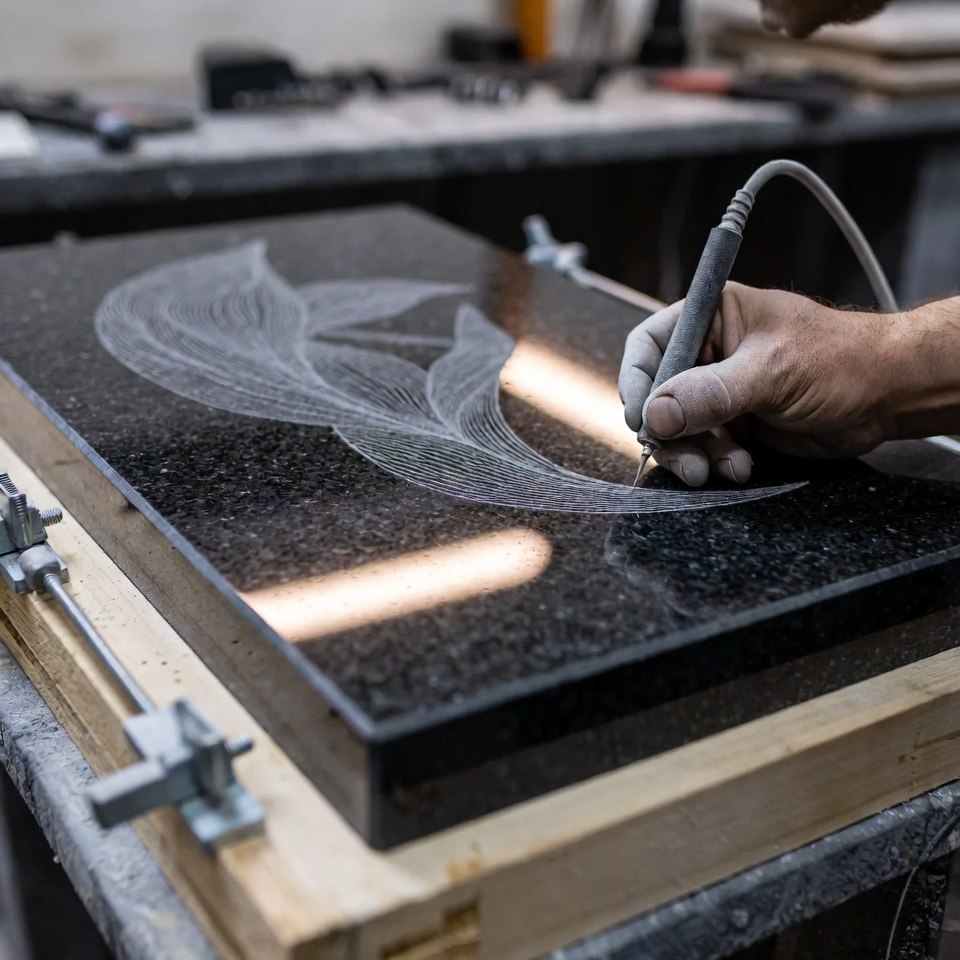 Graveerimine graniidile: tehnoloogiad, portreed ja kirjad